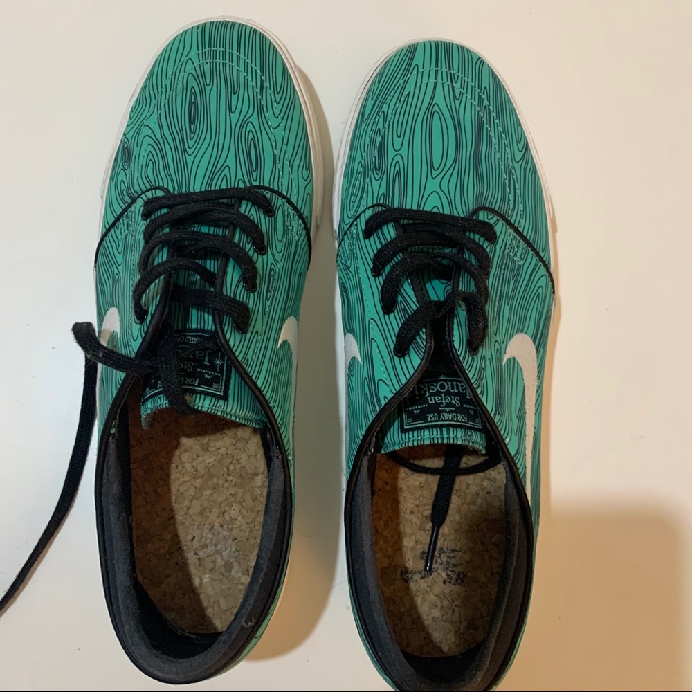 Nike SB Zoom Stefan Janoski Wood Grain Mint shoes - Picture 3 of 7